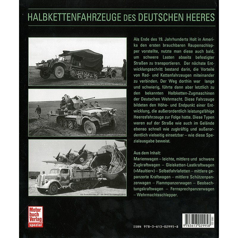 Halbkettenfahrzeuge des deutschen Heeres