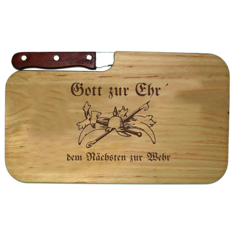 "Gott zur Ehr dem nächsten zur Wehr"