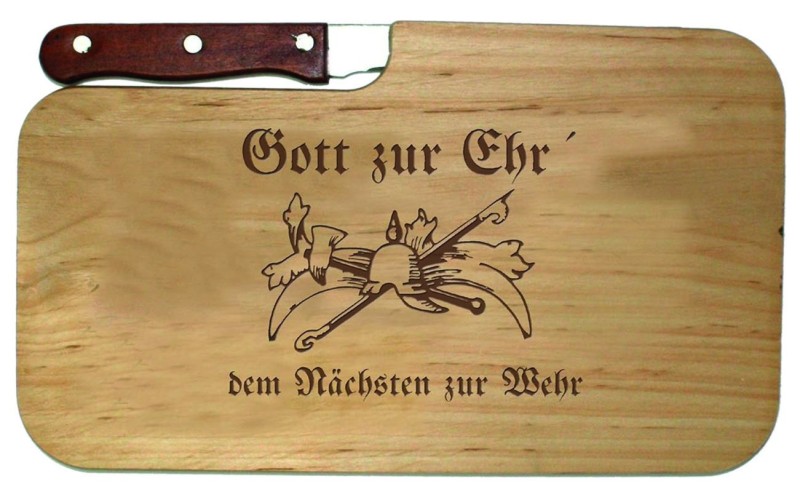 "Gott zur Ehr dem nächsten zur Wehr"