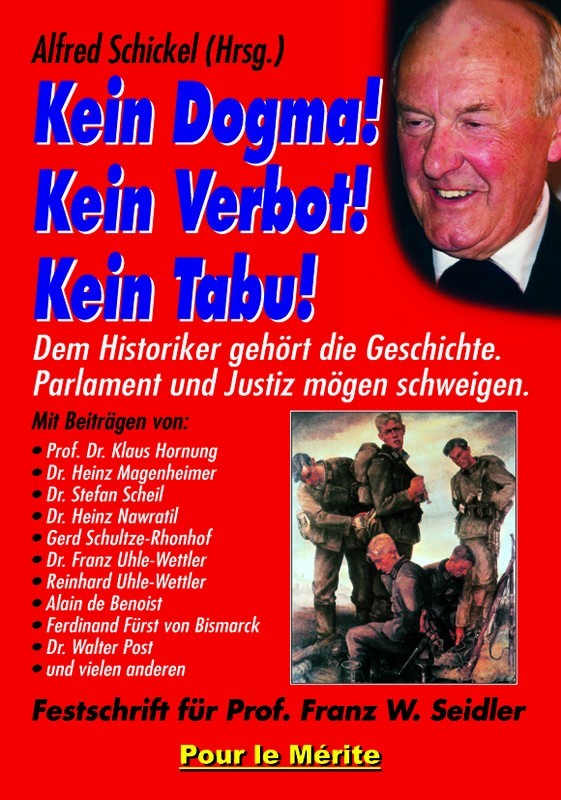 Kein Dogma! Kein Verbot! Kein Tabu!