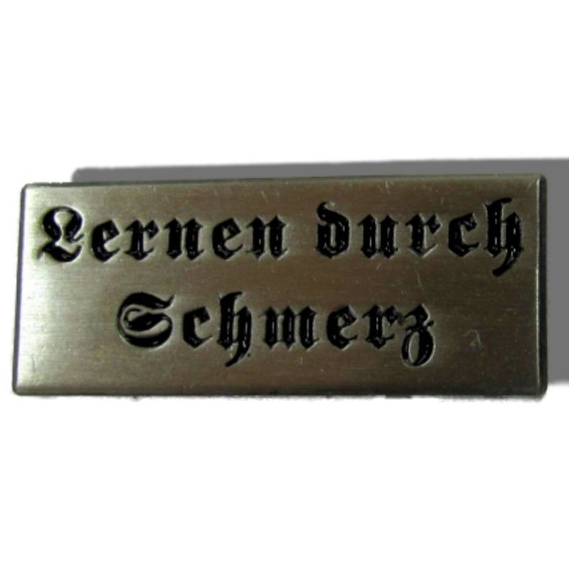 "Lernen durch Schmerz"