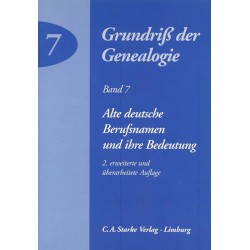 Alte deutsche Berufsnamen und ihre Bedeutun