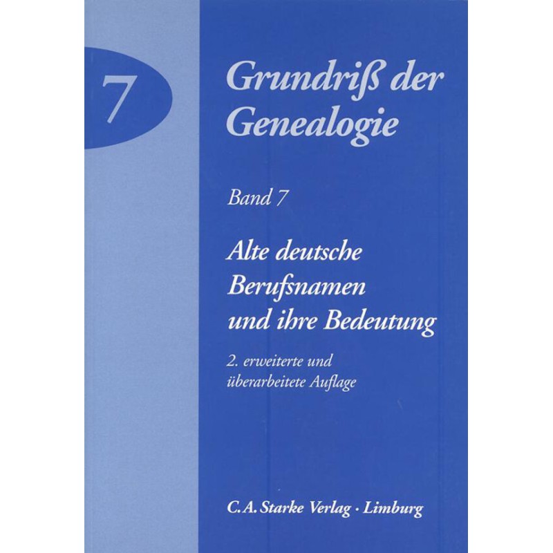 Alte deutsche Berufsnamen und ihre Bedeutun