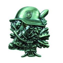 "Stahlhelm mit Schwertern"