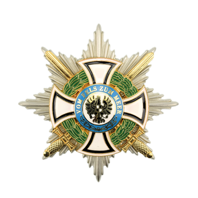 Königlicher Hausorden von Hohenzollern Bruststern der Komture mit
