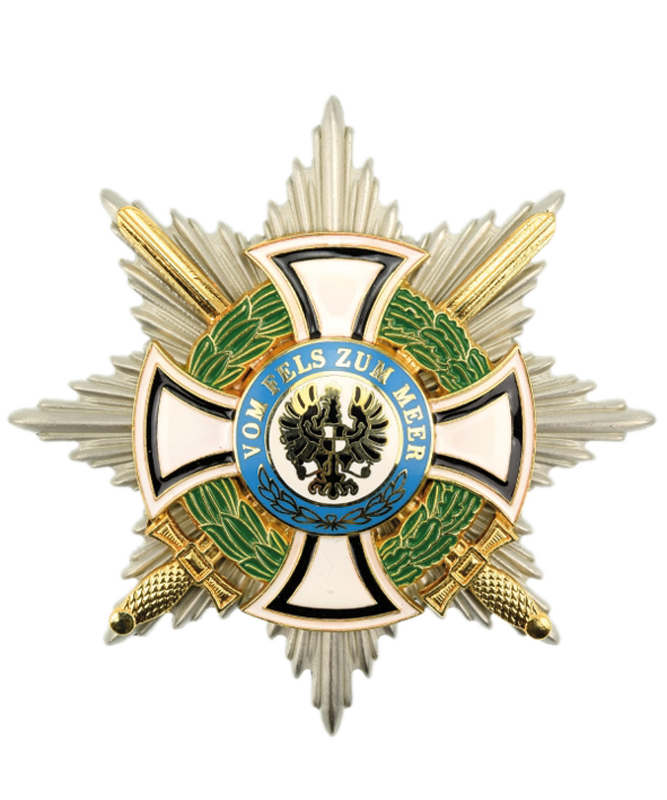 "Königlicher Hausorden von Hohenzollern Bruststern der Komture"