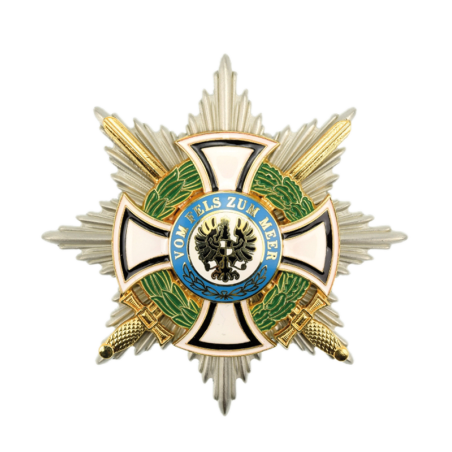 Königlicher Hausorden von Hohenzollern Bruststern der Komture mit
