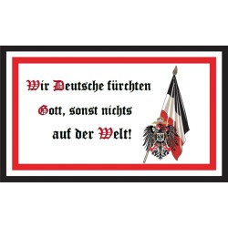Wir Deutsche fürchten Gott
