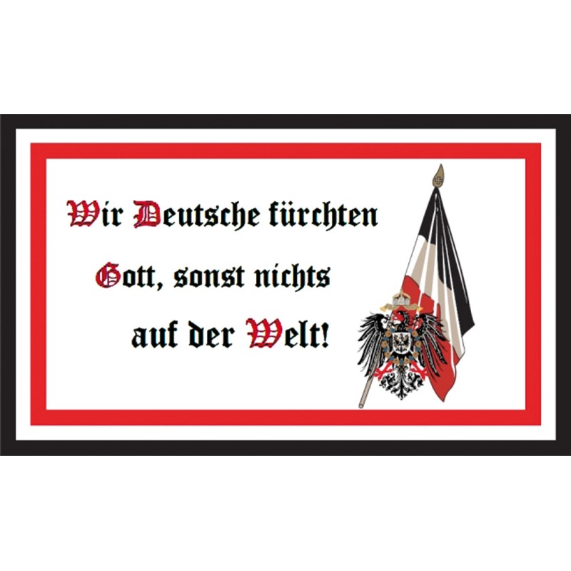 Wir Deutsche fürchten Gott
