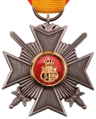 Fürstlich Reußisches Ehrenkreuz 3. Klasse mit Schwertern