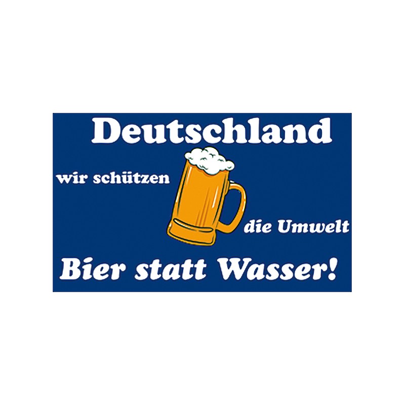 "Bier statt Wasser"