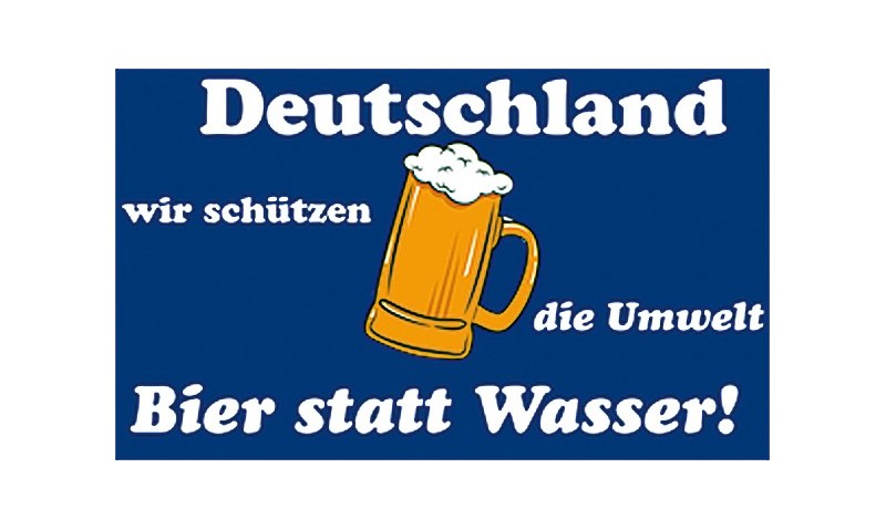 Bier statt Wasser