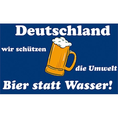 "Bier statt Wasser"
