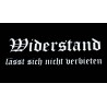 "Widerstand" schwarz
