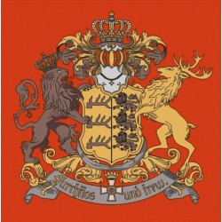 Fahne der württembergischen Infanterie-Regimenter ab 1851