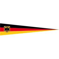 "Schwarz-rot-gold mit Wappen"