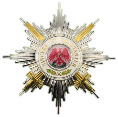 Roter Adler-Orden Bruststern 1. Klasse mit Schwertern