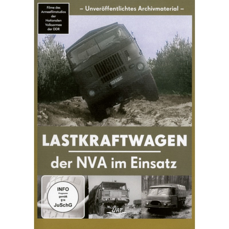 Lastkraftwagen der NVA im Einsatz