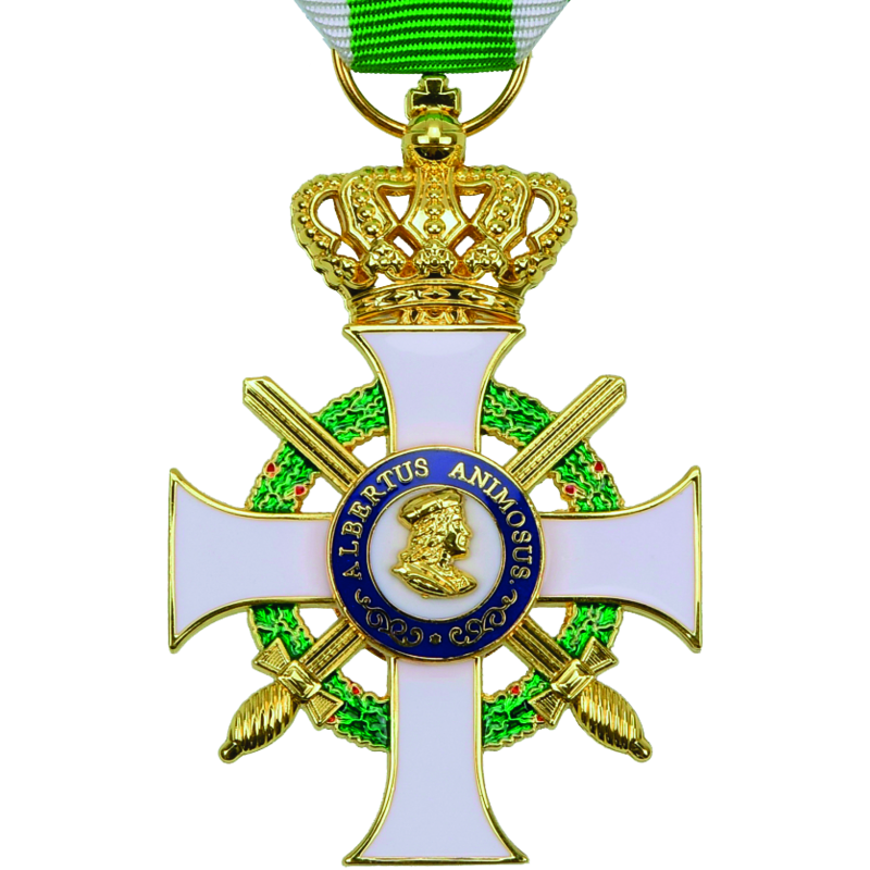 Albrechtsorden Ritterkreuz 1. Klasse mit Schwerter und Krone
