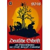Scherenschnittkalender "Deutsche Schrift" 2016