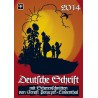 Scherenschnittkalender "Deutsche Schrift" 2014