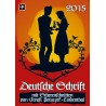 Scherenschnittkalender "Deutsche Schrift" 2015