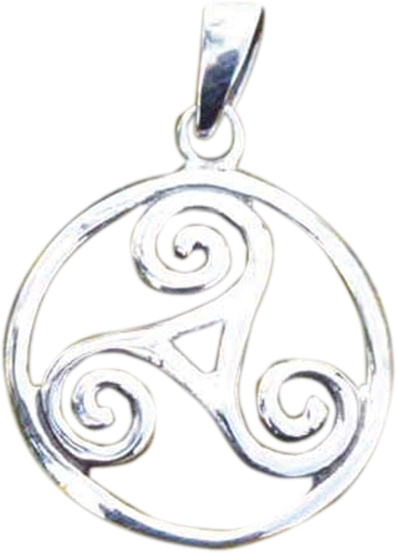 "Triskele" in silber