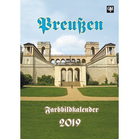 Farbbildkalender "Preußen" 2019