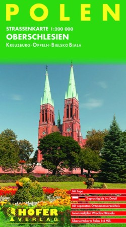 Straßenkarte Oberschlesien
