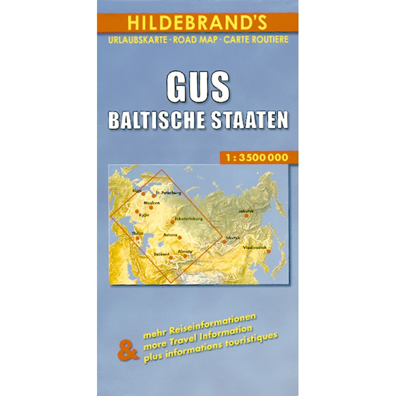 Hildebrands Urlaubskarte GUS und Baltische Staaten