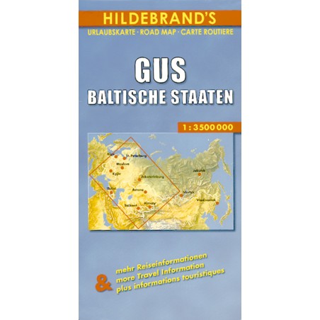 Hildebrands Urlaubskarte GUS und Baltische Staaten