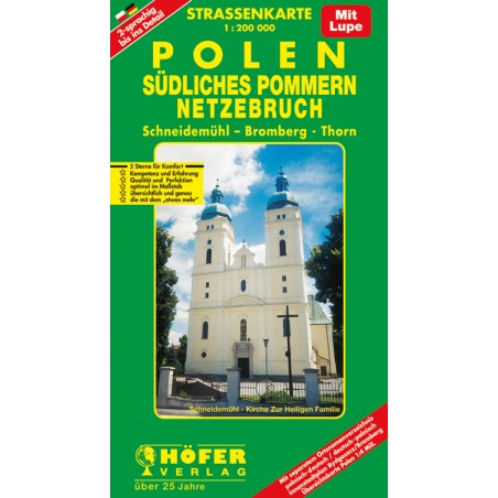 Straßenkarte Südliches Pommern-Netzebruch