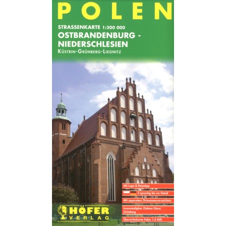 Straßenkarte Ostbrandenburg-Niederschlesien