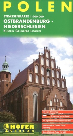Straßenkarte Ostbrandenburg-Niederschlesien