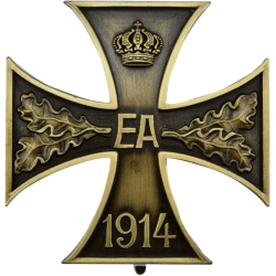 Braunschweigisches Kriegsverdienstkreuz 1. Klasse an Nadel