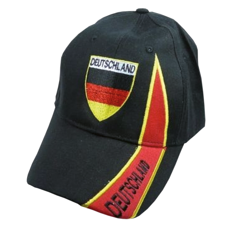 Freizeitkappe "Deutschland" schwarz, rot, gold