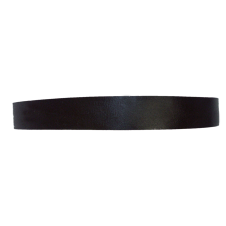 Schwarzer Ledergürtel - 85 cm