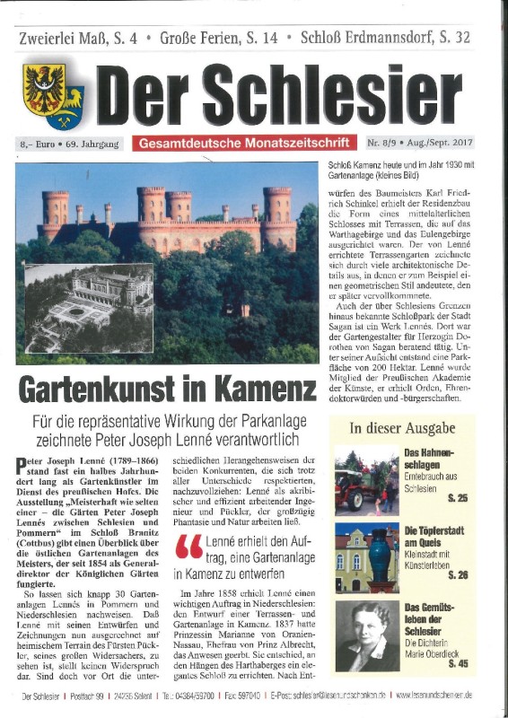 Der Schlesier – Aug/Sept 2017