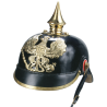 Preußische Pickelhaube, Reproduktion, Leder