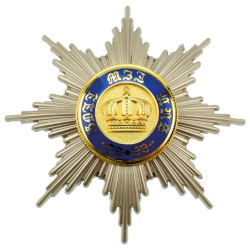Königlicher Kronen-Orden Bruststern zur 1. Klasse (1869 – 1916)