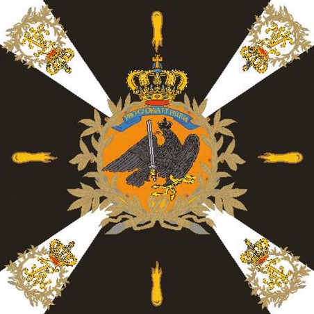 Preußische Fahne des (ostpreußischen) Jäger-Bataillons Nr. 1