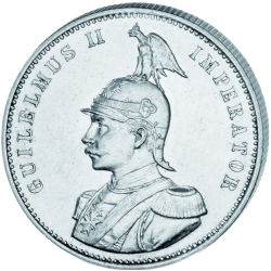 "Wilhelm II. - Uniform", 1 Rupie