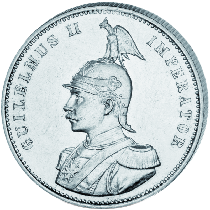 "Wilhelm II. - Uniform", 1 Rupie