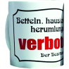"Betteln verboten"
