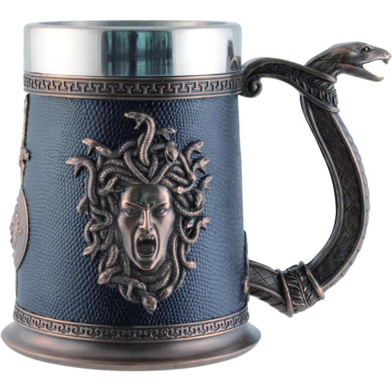 "Medusa mit Schlangengriff"