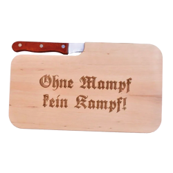 "Ohne Mampf kein Kampf!"