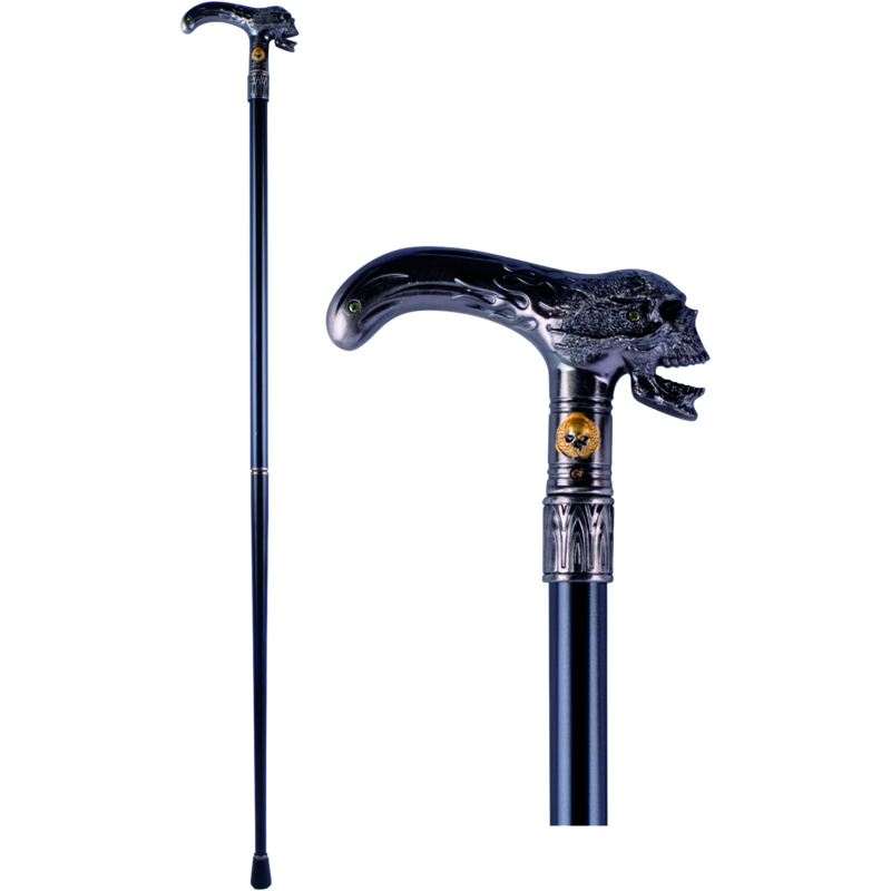 Spazierstock "Schädelgriff"