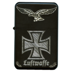 Feuerzeug, schwarz "Luftwaffe"