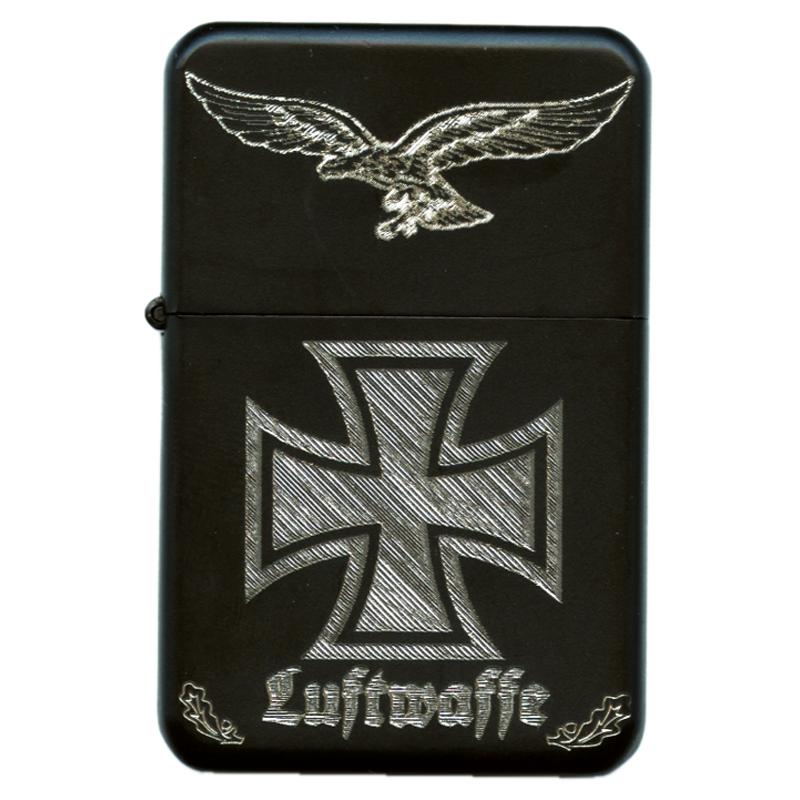 Feuerzeug, schwarz "Luftwaffe"