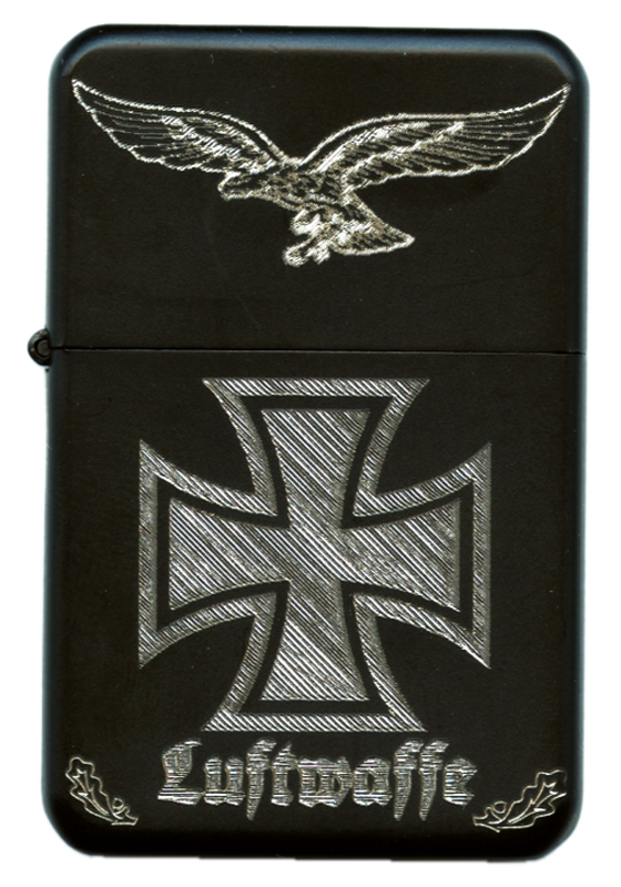 Feuerzeug, schwarz "Luftwaffe"